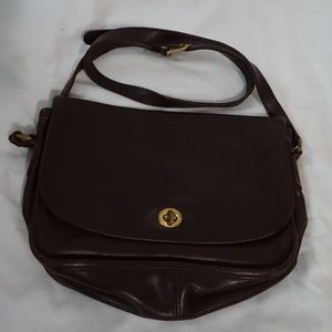 Vintage Coach Crossbody Handbag in Brown